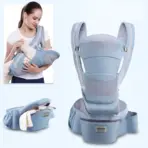 Newborn Ergonomic Baby Carrier Backpack Infant Baby Hipseat Carrier Front Facing Ergonomic Kangaroo Baby Wrap Sling Travel - Image 9