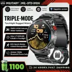 2026 T-Rex3 Ultra 1100mAh Battery Smart Watch GPS Track Compass IP69K Waterproof Sports Tracker Outdoors Military Smartwatches - Image 18
