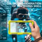 Multi-Functional, Durable, Waterproof, 15m/50ft, Universal 6.9 Inch Waterproof Phone Case, IP68, Professional Diving Photography - Image 5
