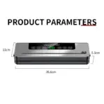 Electric Vacuum Sealer Food Storage Seal Touch Button Dry/Wet Built-in Cutter Kitchen Food Sealing Vacuum Packaging Machine - Image 6