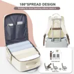 Cabin Airplane Travel Backpack 40x30x20, Hand Luggage Cabin Backpack Wizzair 40x30x20 Carry-Ons Men Women 15.6 inch Laptop Bags - Image 3