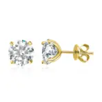 Smyoue 0.2-3CT Rose Gold Color Moissanite Stud Earrings for Women Sparkling Classic Wedding Lab Diamond Earring Pure 925 Silver - Image 8