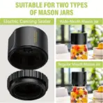 Automatic electric Mason jar vacuum sealer, one-button operation, leak-proof sealing, portable food preservation equipment, suit - Image 5