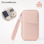 RFID Blocking Passport Holder Travel Wallet Durable Anti-Theft Card Slots Protective Case Flights Travel Organizer for Women Men