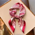 Hot Selling New 90 * 90 Women's Headscarf High-end Simple Black and White Polka Dot Printed Twill Silk Light Luxury Scarf - Image 17