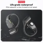 AI MINISO M98 Wireless Headphones OWS Sports Bluetooth Earphones Gaming Headset AI Translator Earbuds APP LCD Touch Screen IPX5 - Image 6