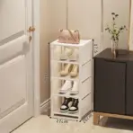 Multiple Layers Shoe Organizer Use At the Door Shoe Rack Organizer Nonwovenfabric Rack Stackable Shelf Adjustable Saving Space - Image 11