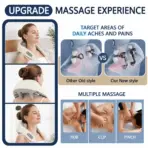 New 2026 Brushless Motor Neck And Shoulder Massager Wireless Shoulder And Back Kneading Massage Shawl Neck Masajeador - Image 3