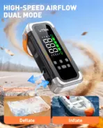 UTRAI 5 in 1 6000A Car Jump Starter 150PSI Air Pump PD30W Power Bank High-speed Airflow Dualmode For kayakingCar Battery Booster - Image 3