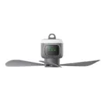 12000mAh Portable Ceiling Fans Outdoor Camping Fan Tent Air Circulator Cooler Rechargeable Electric Fan Remote Control LED Light - Image 7