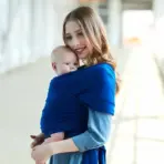 Cotton Baby Wrap Carrier Newborn to Toddler Stretchy Cotton Travel Baby Wrap Carrier Baby Sling 0-36 Months Portable Breathable - Image 12