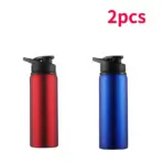 1-15PCS Portable Stainless Steel Bicycle Water Bottle Straight Drinking Outdoors Sports Travel Kettle Metal Water Bottle - Image 9