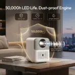 BYINTEK U4 LOVE 1 Smart Mini Home Theater Projector 4K 1080P Video Android WIFI for Smartphone Cinema - Image 3