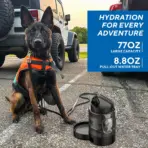 Lesotc 77oz Portable Dog Travel Water Bottle Large Capacity Pet Water Bowl for Camping Hiking Beach Hunting - Image 5