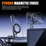 Vacuum Magnetic Suction Cup Car Mobile Phone Mount Universal Folding Phone Stand Universal Auto Phone Stand for 4-7 Inches