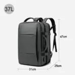 BANGE Expandable Men's Backpack Waterproof 17.3 in Laptop Backpack Man Large Capacity Hiking Travel Bag Male Backpacks for Men - Image 10