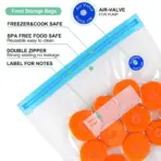 Reusable Vacuum Sealed Bags for Microwave Frozen Boiled Food Storage Wet Dry Household Kitchen Use - Food Preservation Bags - Image 3