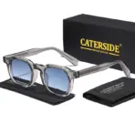 CATERSIDE Fashion Men Sunglasses Small Frame Square Personalized Design Sun Glasses Women Travel Party Business Festival Gift