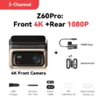 DDPAI Z60 Pro 4K Dash Cam Auto Dashcam Front GPS Car Camera for Dual SONY Sensor WiFi ADAS Night Vision DVR Video Recorder - Image 14
