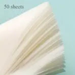 50 Sheets Transparent Sticky Note Pads Waterproof Self-Adhesive Memo Notepad School Office Supplies Stationery - Image 4