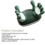 Bionic Finger Neck Shoulder Trapezius Muscle Relax Massager Neck Cervical Kneading Massage Shawl Brushless Motor Neck masajeador - Image 5