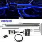 Car Interior Symphony LED Ambient Light Acrylic Kit APP Control Multiple Modes RGB Neon Automobile Atmosphere Decorative Lamp - Image 10