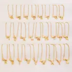 LATS Fashion Tiny Heart Dainty Necklace Gold Silver Color 26 Letter Name Choker For Women Pendant Bracelets Jewelry Gift - Image 2