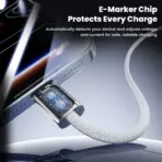 Toocki 3pcs USB C to USB C Cable  PD 60W/100W/240W Fast Charing Type C Charger Cord for Macbook iPhone Samsung Xiaomi OPPO Vivo - Image 3