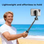 Upgrade Magnetic Phone Holder 360° Rotation Pocket Selfie Stick With Bluetooth Focusing Foldable Desktop Stand for Vlog Shooting - Image 5