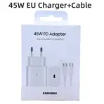 Original Samsung Charger 45W Super Fast Charge EU CERTIFIED Adapter For Galaxy Z Fold 5 4 3 Flip 5 4 3 S23 S24 Ultra S20 S22 S21 - Image 8