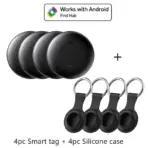 1-4Pcs Anti-Lost Tag Google Find My GPS Tracker Android Finder Compatible with Google Find Hub (Android Only) Key Wallet Finder - Image 18