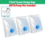 Vacuum Storage Bags With Valve Folding Compressed Space Saving Clothes Storage Big Size For Towel Cloth Blanket - Image 10