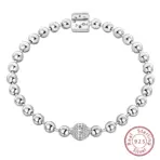 Bracelet Silver 925 Original 17-20CM Star Moon Sun Four Leaf Clover Green Zircon Bracelets Fit DIY Charms Birthday Jewelry Gifts - Image 12