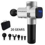 Phoenix A2 Massage Gun Muscle Relaxation Deep Tissue Massager Dynamic Vibrator Back Portable Handheld Display Fascia Gun Massage - Image 10