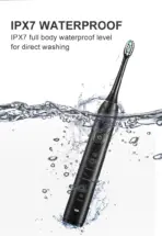 Sonic Electric Toothbrush Smart Ultrasonic Dental Teeth Whitening Rechargeable Adult Tooth Brush Sarmocare S100 With8 Brush Head - Image 5