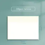 50 Sheets Transparent Sticky Note Pads Waterproof Self-Adhesive Memo Notepad School Office Supplies Stationery - Image 10