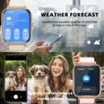 1.83'' Waterproof Smart Watch with Message Answer Call Sleep Monitoring Sports Pedometer Information Alerts For iPhone Android - Image 6