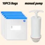 Reusable Vacuum Sealed Bags for Microwave Frozen Boiled Food Storage Wet Dry Household Kitchen Use - Food Preservation Bags - Image 12