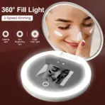 Multifunctional Makeup Mirror, LED & UV Visual Function, Portable Sunscreen Detector - Image 2