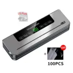 Electric Vacuum Sealer Food Storage Seal Touch Button Dry/Wet Built-in Cutter Kitchen Food Sealing Vacuum Packaging Machine - Image 10