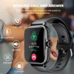 1.83'' Waterproof Smart Watch with Message Answer Call Sleep Monitoring Sports Pedometer Information Alerts For iPhone Android - Image 4
