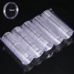 10-100pcs 21/23/25--45mm Coinning Capsules Storage Box Clear Plastic Coinning Cases Holders Protector Coinning Capsules Storage - Image 20