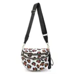 DOYOGI Black and White Checkered Spacious Bum Bag Crossbody Bags for Women Nylon Travel essentials Mommy Bag Diaper Bag  for Mom - Image 20