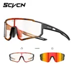 SCVCN Photochromic Sunglasses Outdoor Sports Bike Cycling Glasses Man MTB Climbing Glasses Women Driving Bicycle Eyewear New