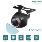 AHD 1920x1080P Car Rear View Camera 200° for Fisheye Golden Lens Full HDR Night Vision Vehicle Back Car Reversing Front Camera - Image 8