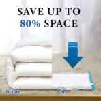 Vacuum Bag With Valve or Pump for Clothes Storing Large Plastic Compression Empty Bag Travel Accessories Storage Container - Image 3