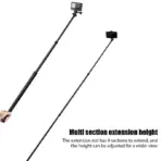 Carbon Fiber Invisible Extended Edition Selfie Stick Stand For Insta360 X3 GO3 Action 4 300CM For DJI GoPro Camera Selfie Sticks - Image 2