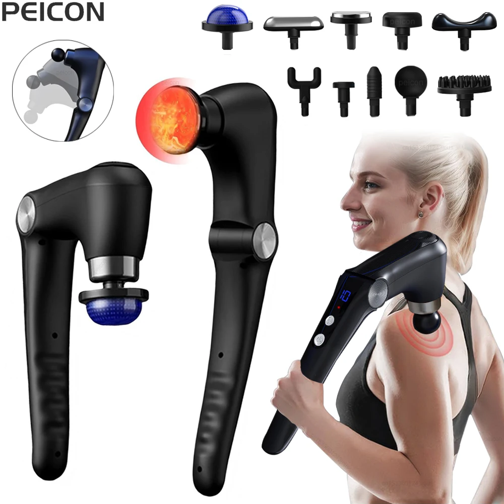 S5ff00e491b084e728deb7248992d6507b.webp Fascia Massage Gun Shoulder Massage Machine Electric Muscle Massager Gun High Frequency Back Waist Neck Body Massage with Handle - Image 1