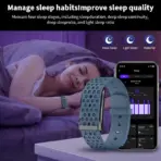 New Sport Fitness Tracker Smart Bracelet Heart Rate Blood Pressure Monitor Pedometer Call Reminder Smartwatch Band for Men Women - Image 4
