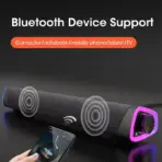 Niye Bluetooth Speaker Bar with Subwoofer Stereo Sound USB Wired for PC Laptop MacBook Desktop Audio - Image 3